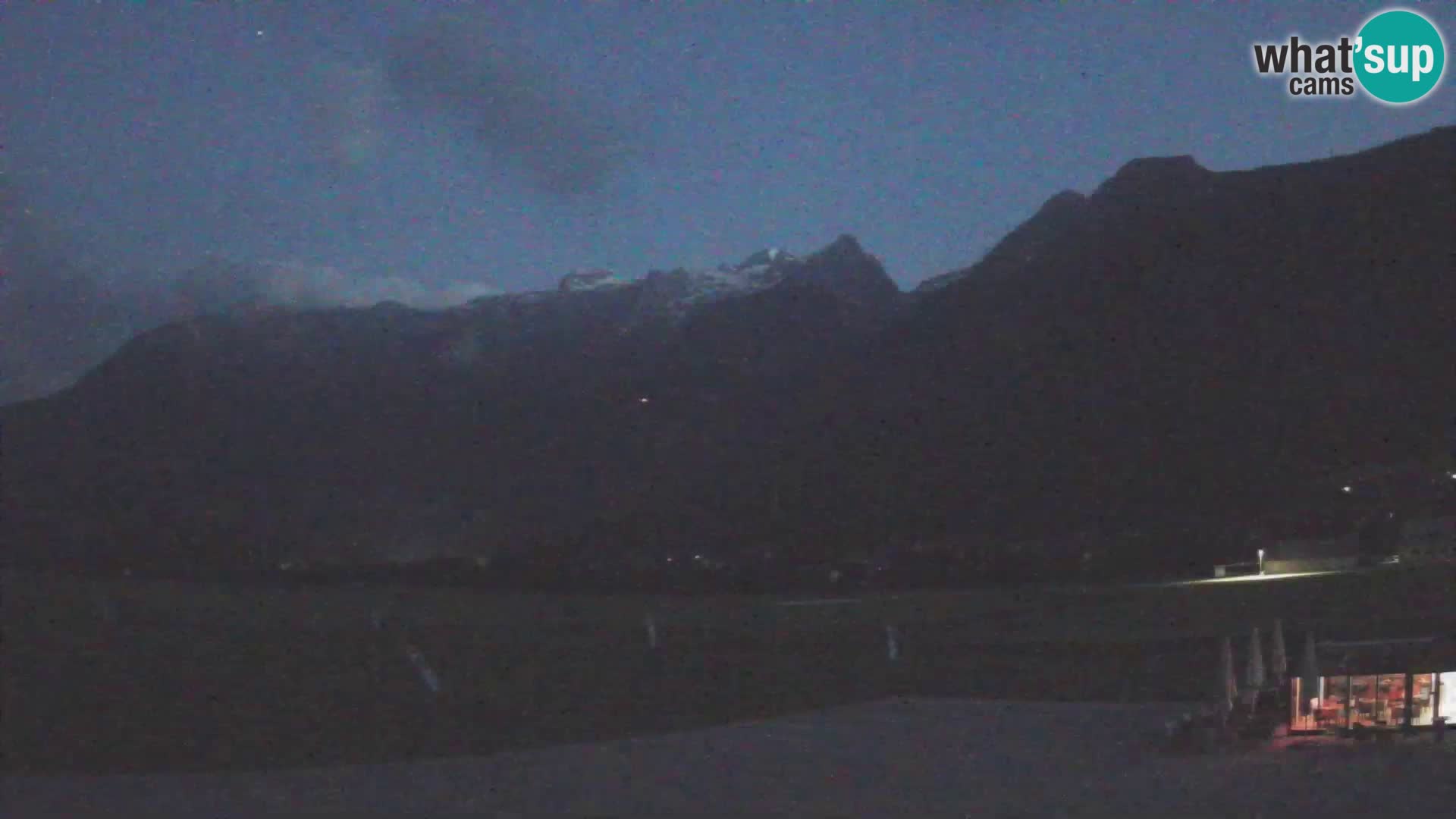 Live webcam Bovec airport – View to Kanin