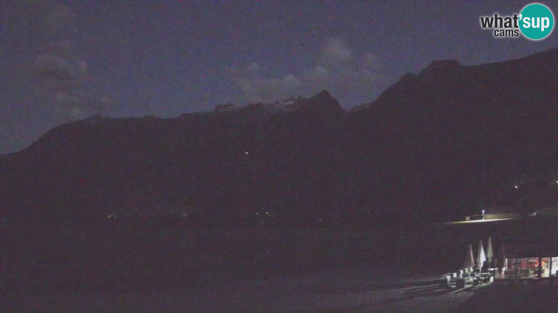 Live webcam Bovec airport – View to Kanin