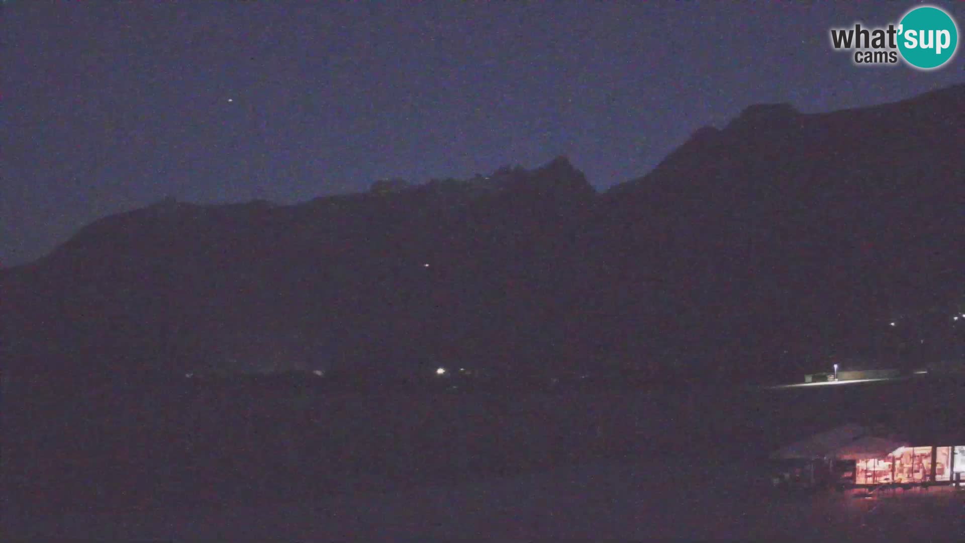Live webcam Bovec airport – View to Kanin