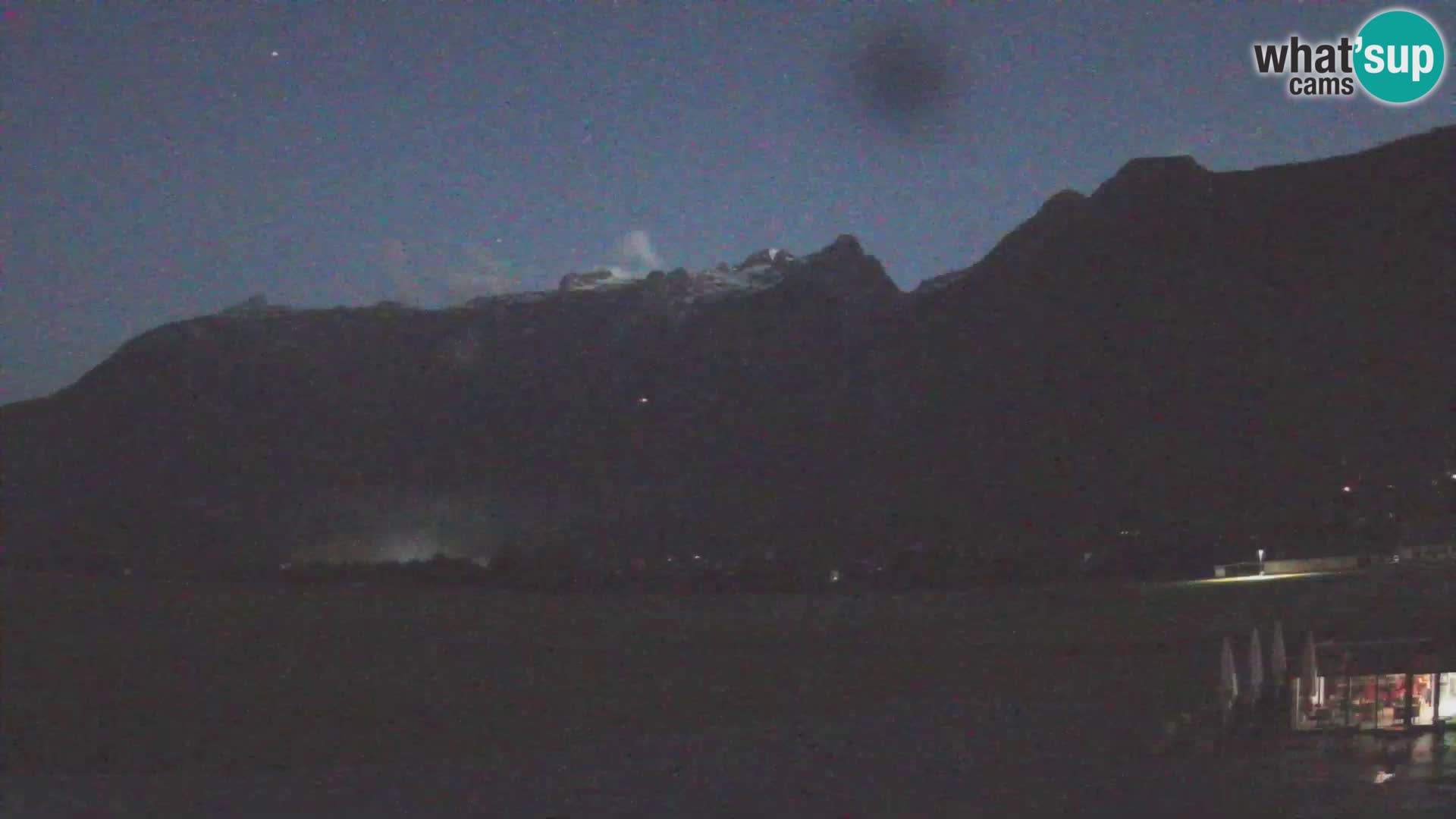 Cámara web en vivo Aeropuerto de Bovec – Vista a Kanin
