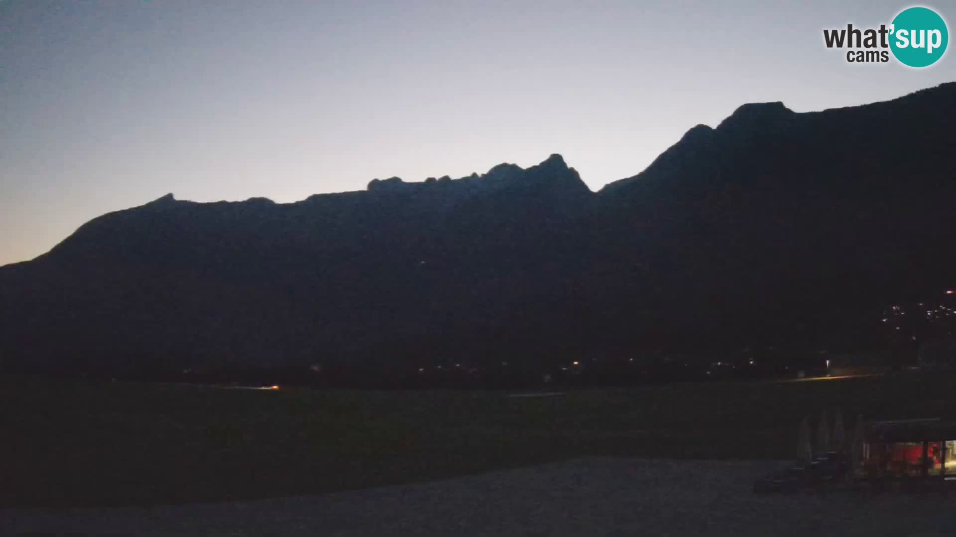 Live webcam Bovec airport – View to Kanin