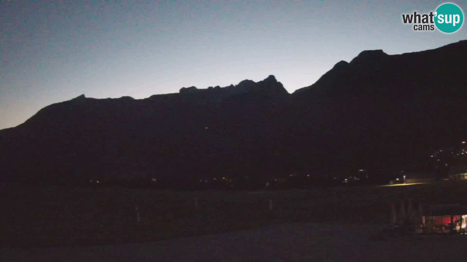 Cámara web en vivo Aeropuerto de Bovec – Vista a Kanin