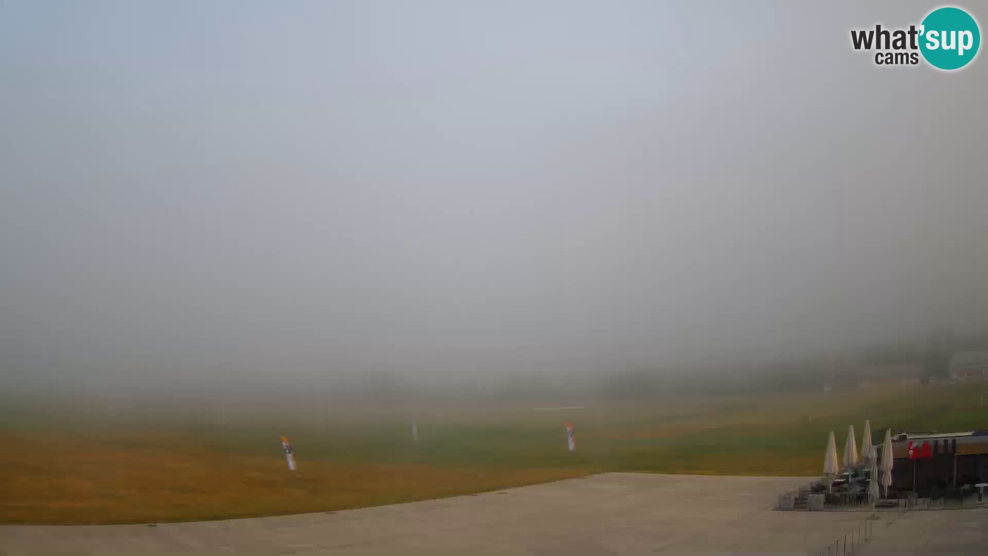 Live webcam Bovec airport – View to Kanin