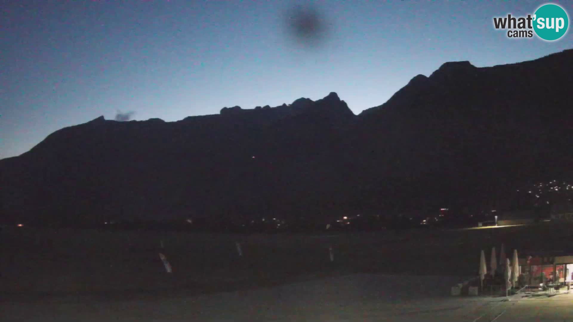 Cámara web en vivo Aeropuerto de Bovec – Vista a Kanin