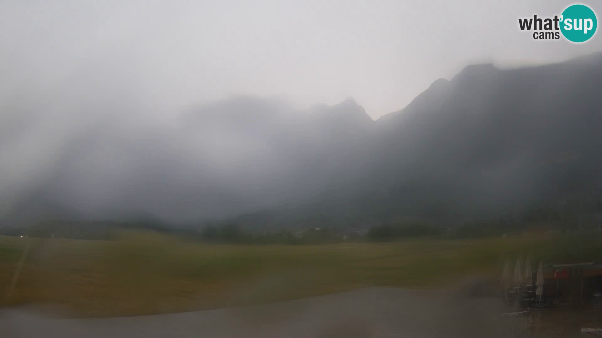 Webcam en direct Aéroport de Bovec – Vue sur Kanin