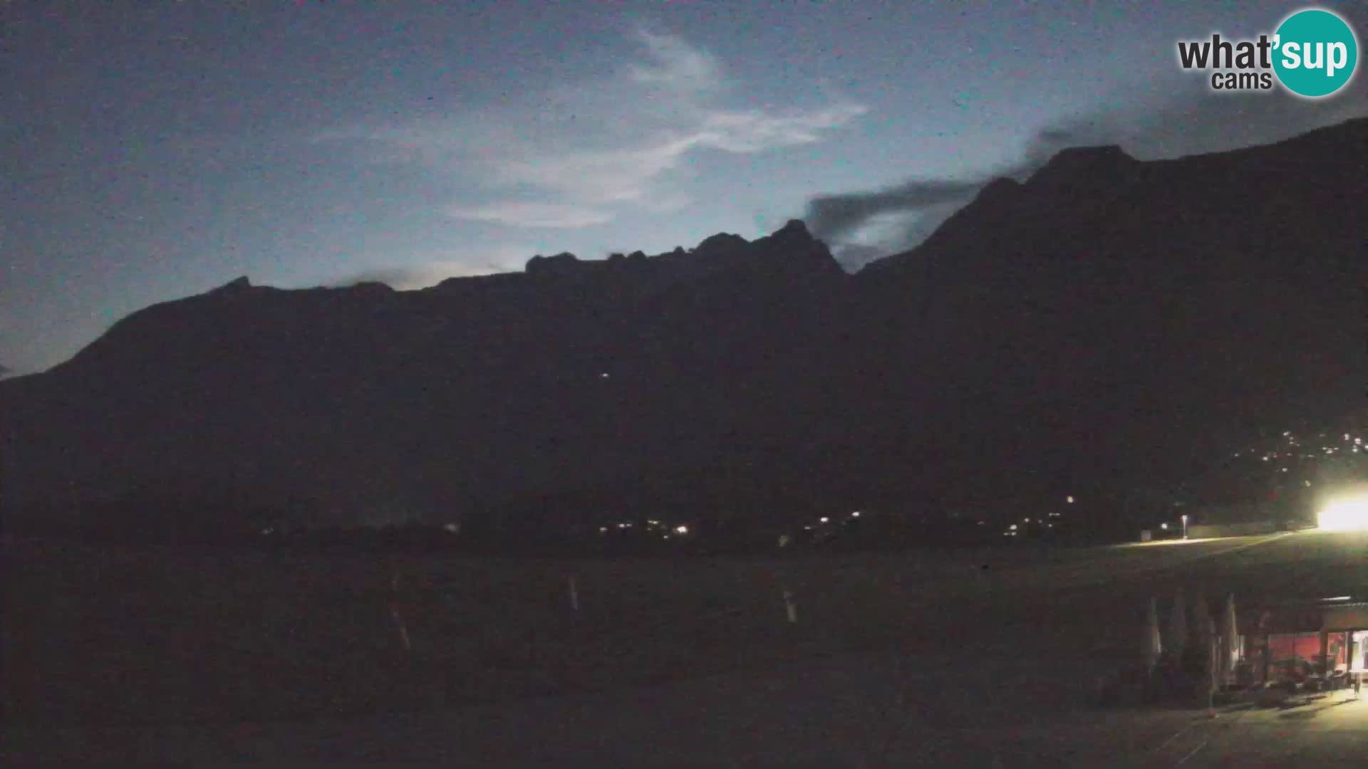 Live webcam Bovec airport – View to Kanin