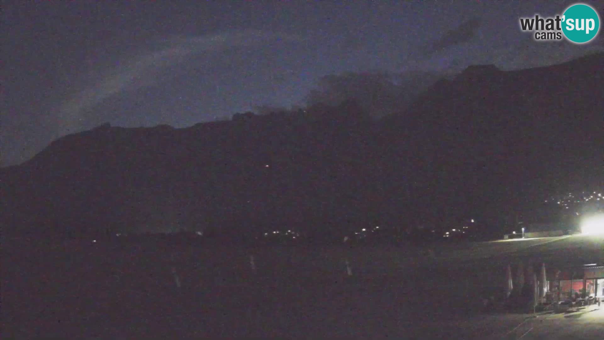 Cámara web en vivo Aeropuerto de Bovec – Vista a Kanin