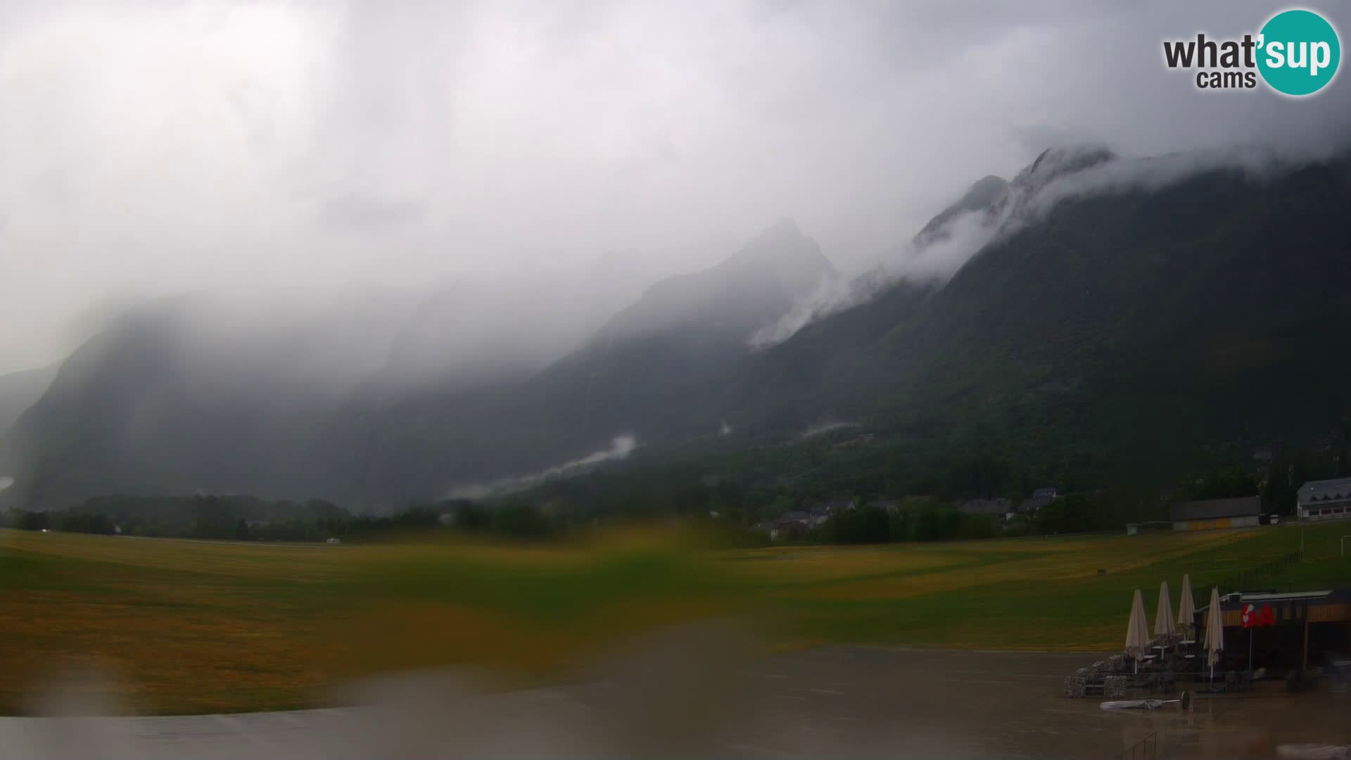 Spletna kamera letališče Bovec – pogled proti Kaninu