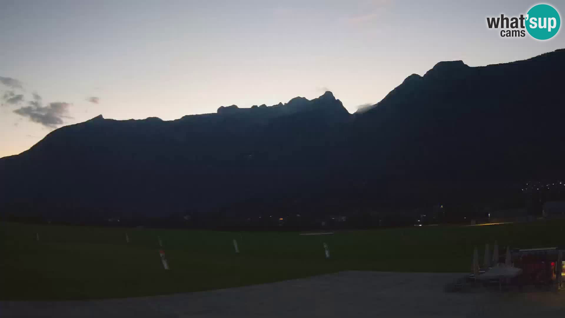 Live webcam Bovec airport – View to Kanin