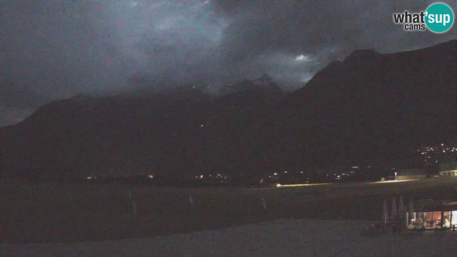 Live webcam Bovec airport – View to Kanin