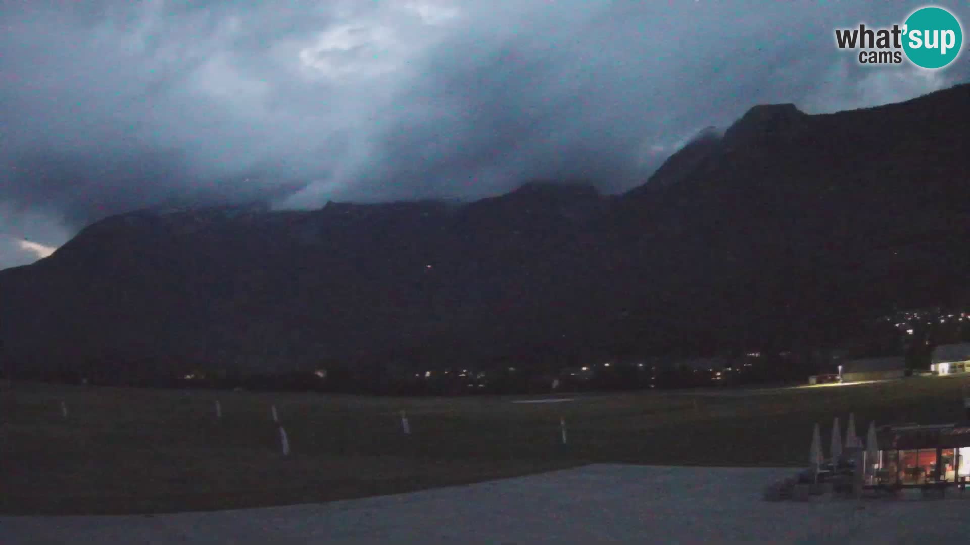 Live webcam Bovec airport – View to Kanin