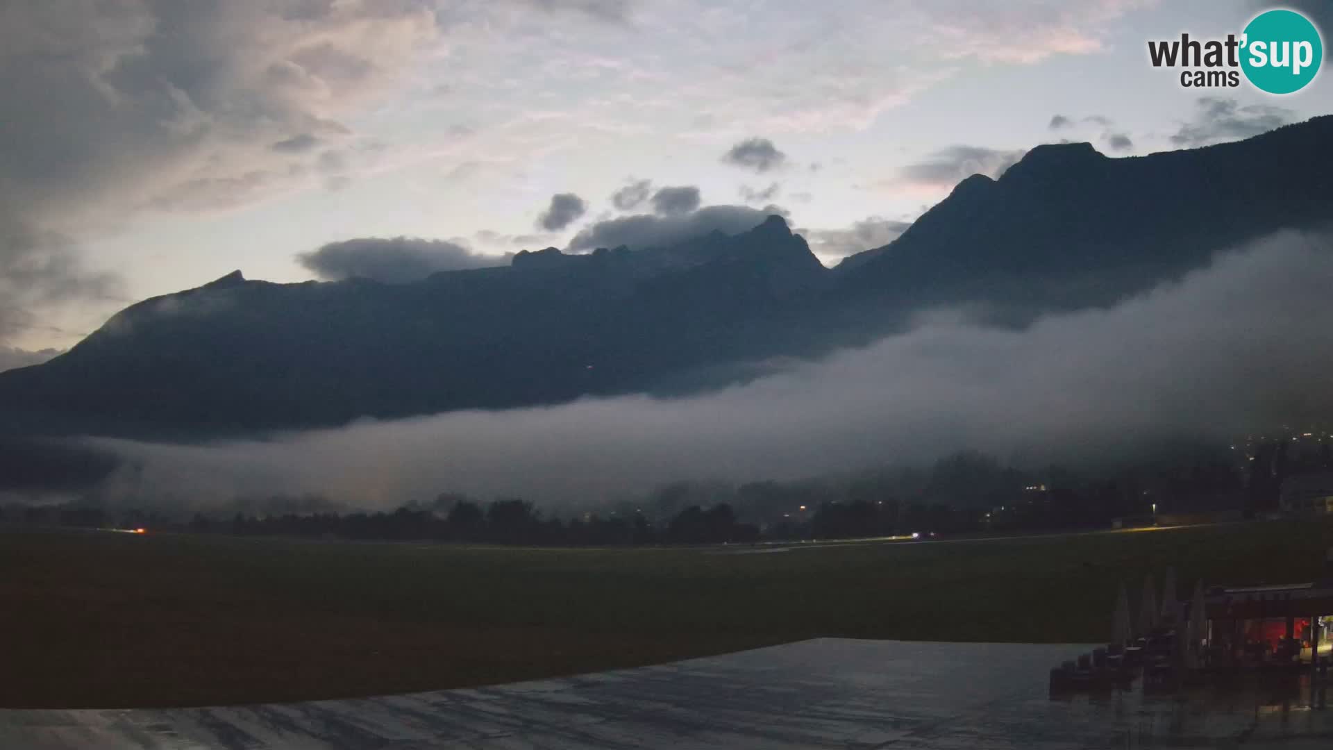 Cámara web en vivo Aeropuerto de Bovec – Vista a Kanin