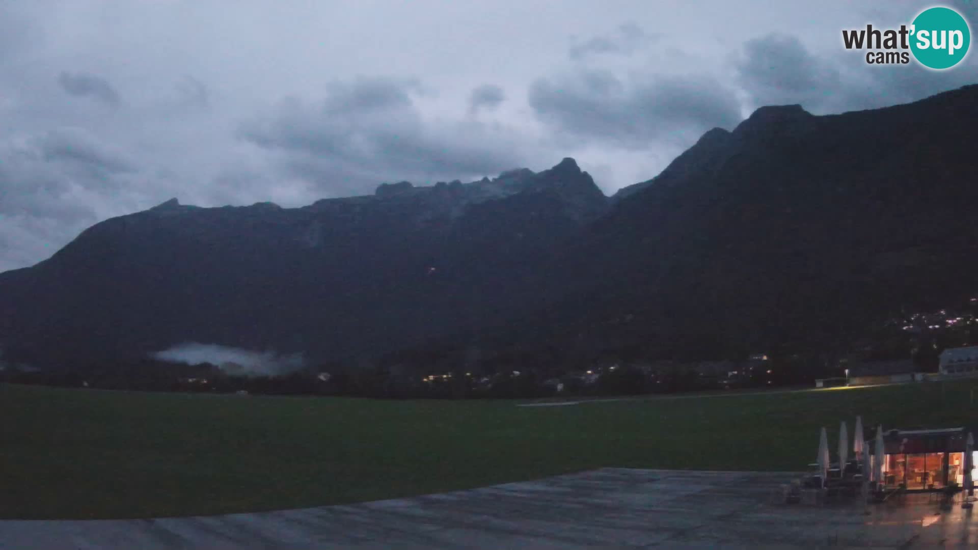 Live webcam Bovec airport – View to Kanin