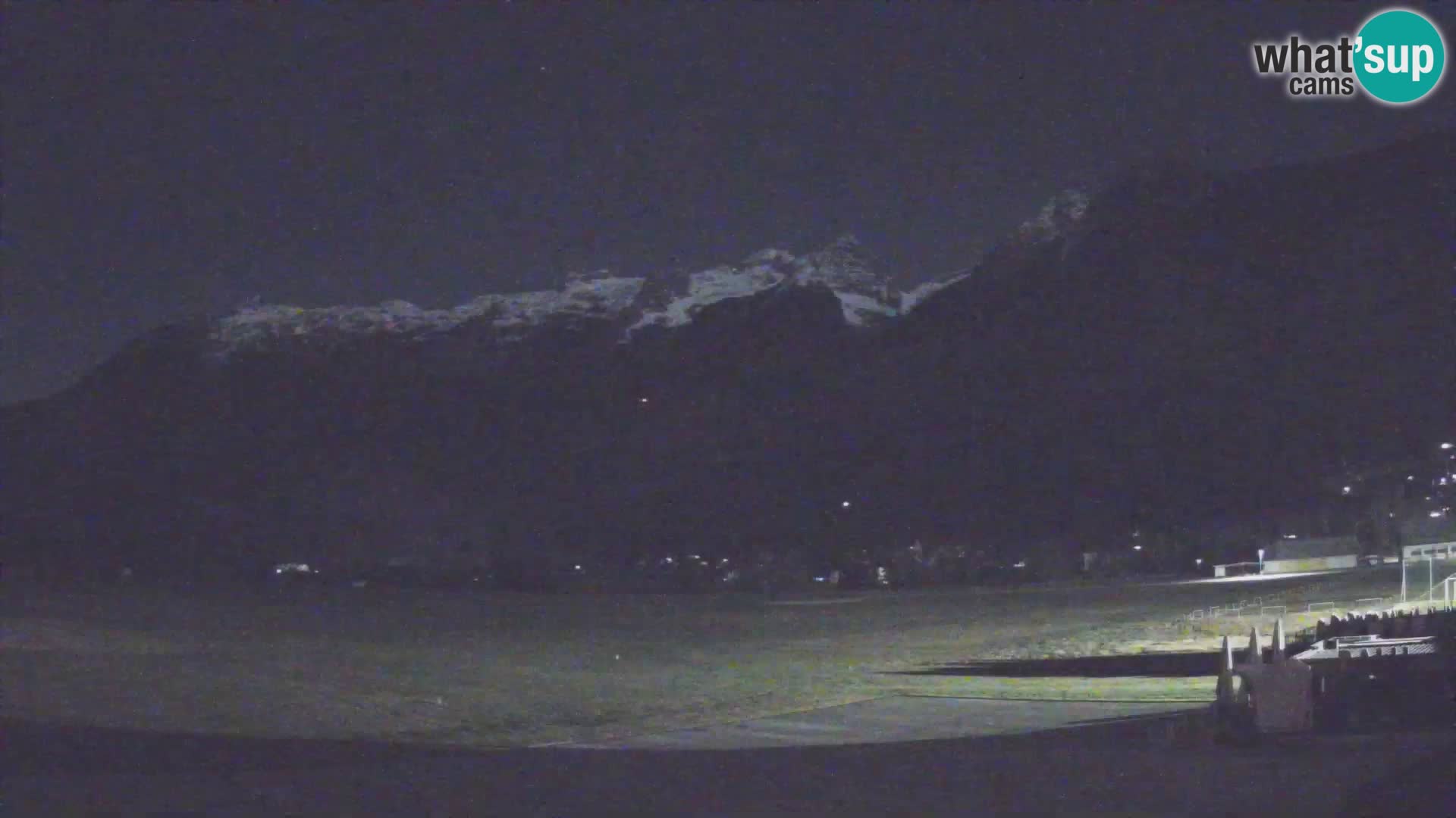 Webcam en direct Aéroport de Bovec – Vue sur Kanin