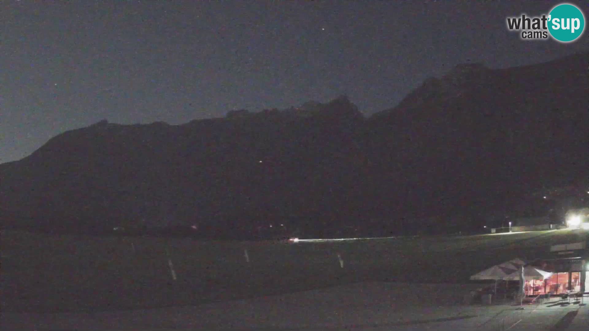 Live webcam Bovec airport – View to Kanin