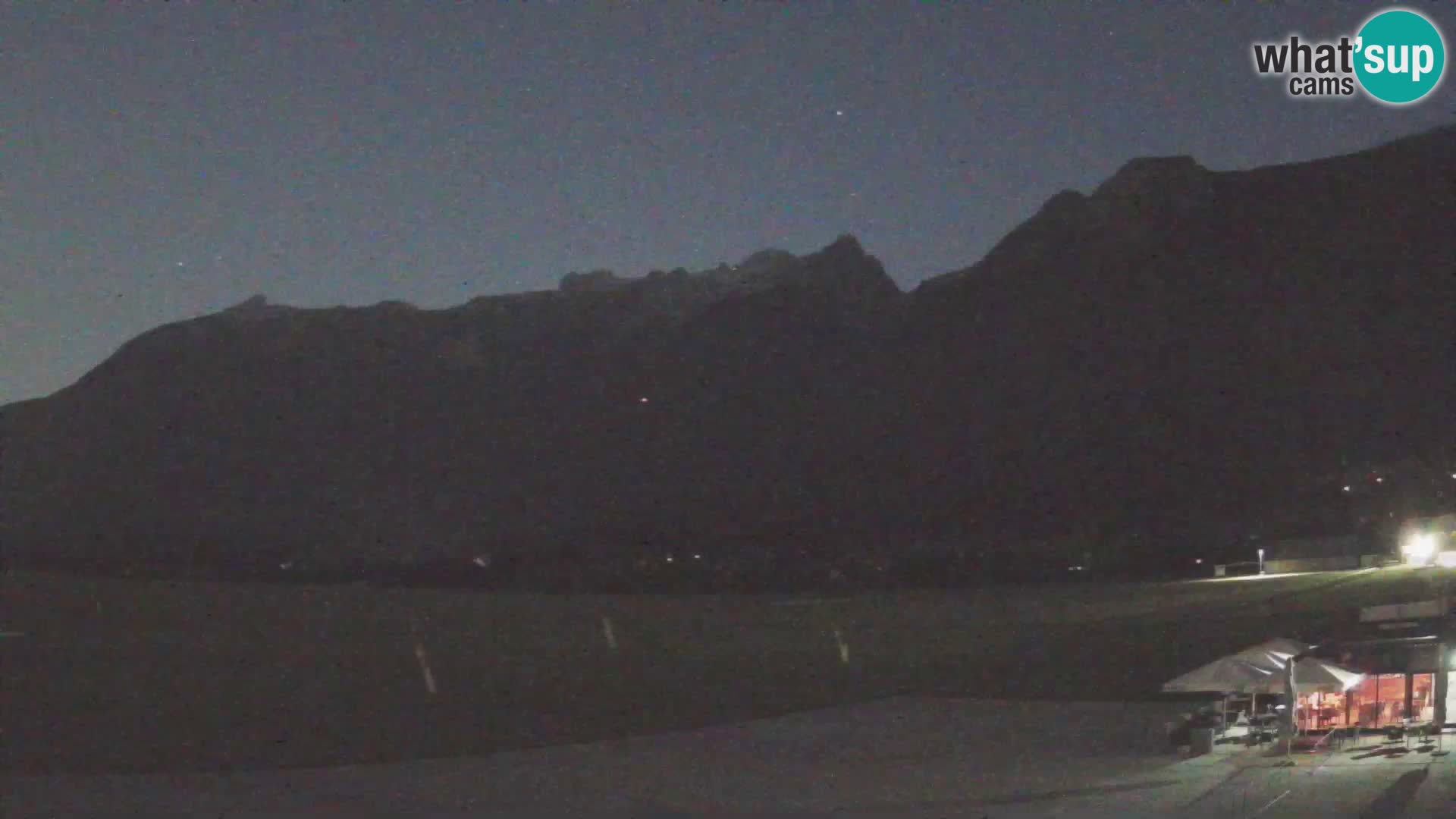 Live webcam Bovec airport – View to Kanin