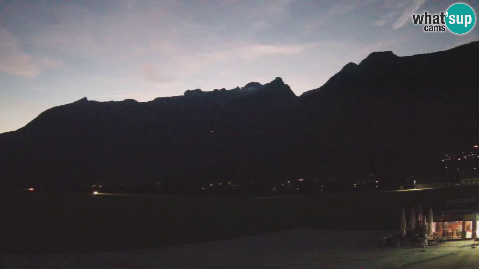 Webcam en direct Aéroport de Bovec – Vue sur Kanin
