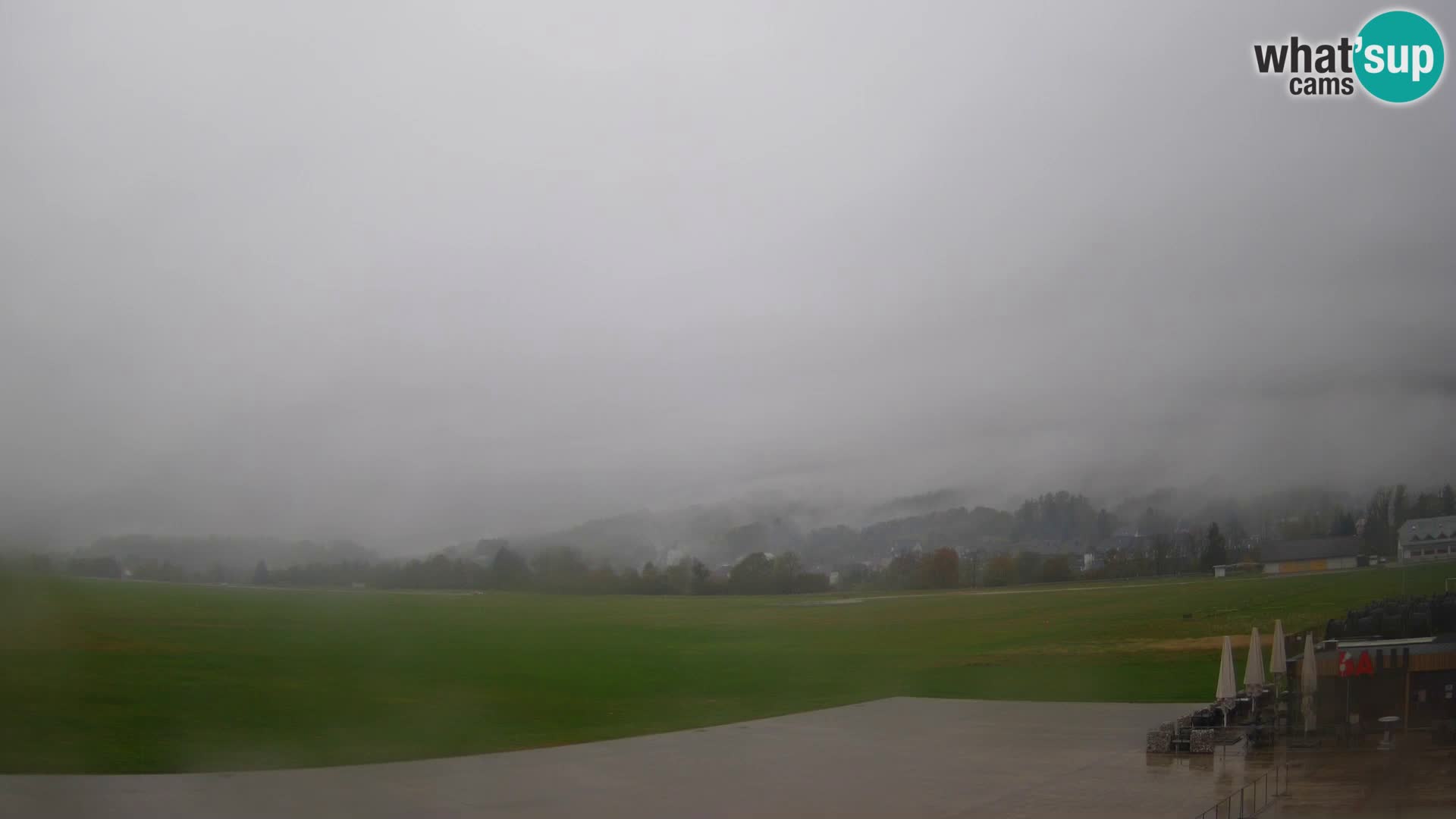 Cámara web en vivo Aeropuerto de Bovec – Vista a Kanin