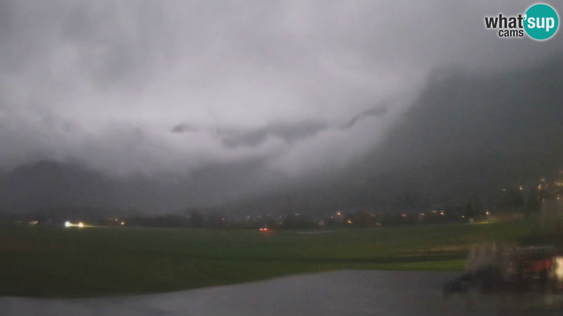 Cámara web en vivo Aeropuerto de Bovec – Vista a Kanin