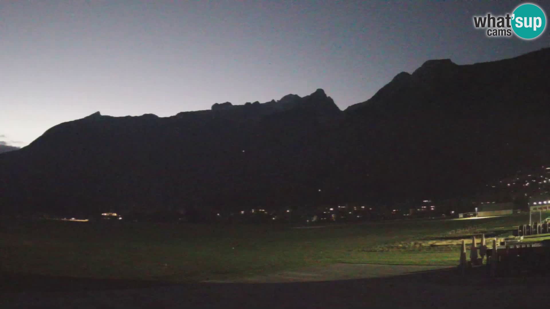 Live webcam Bovec airport – View to Kanin