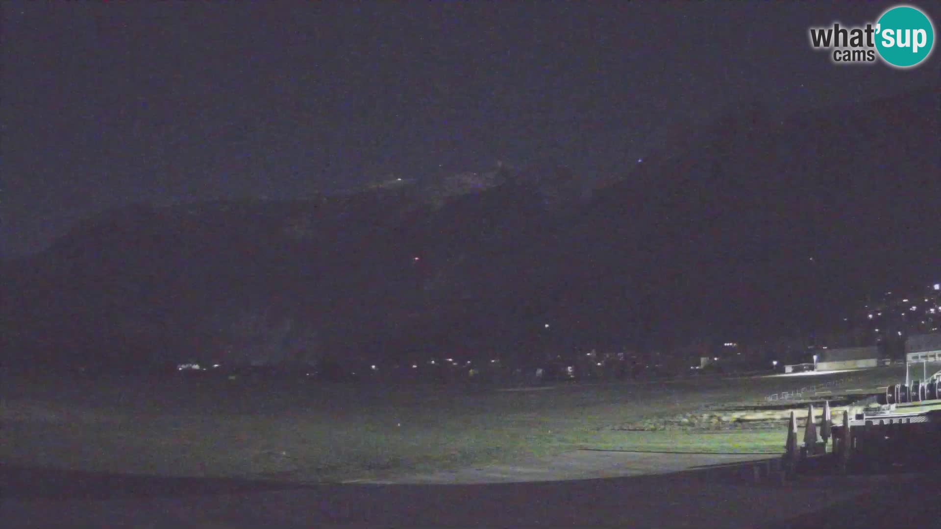 Web kamera uživo Zračna luka Bovec – Pogled na Kanin