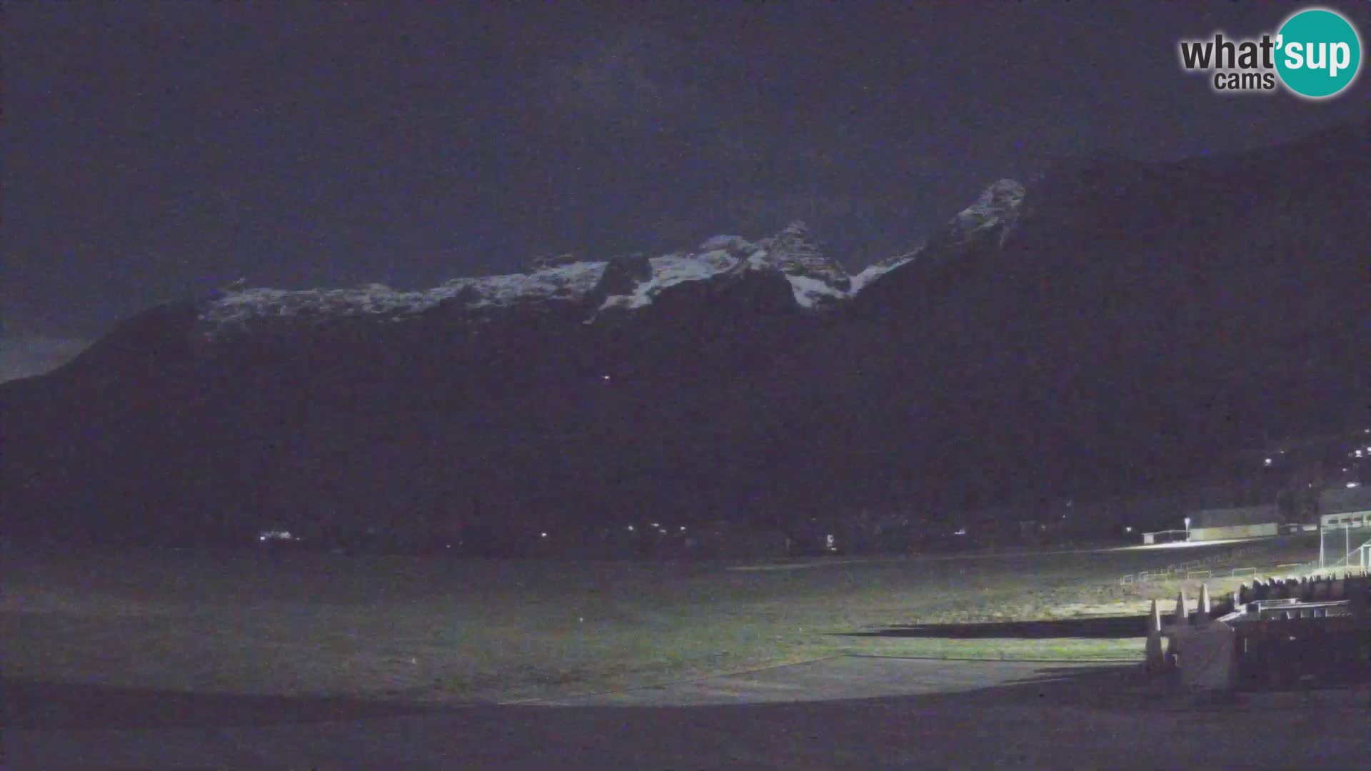 Webcam en direct Aéroport de Bovec – Vue sur Kanin