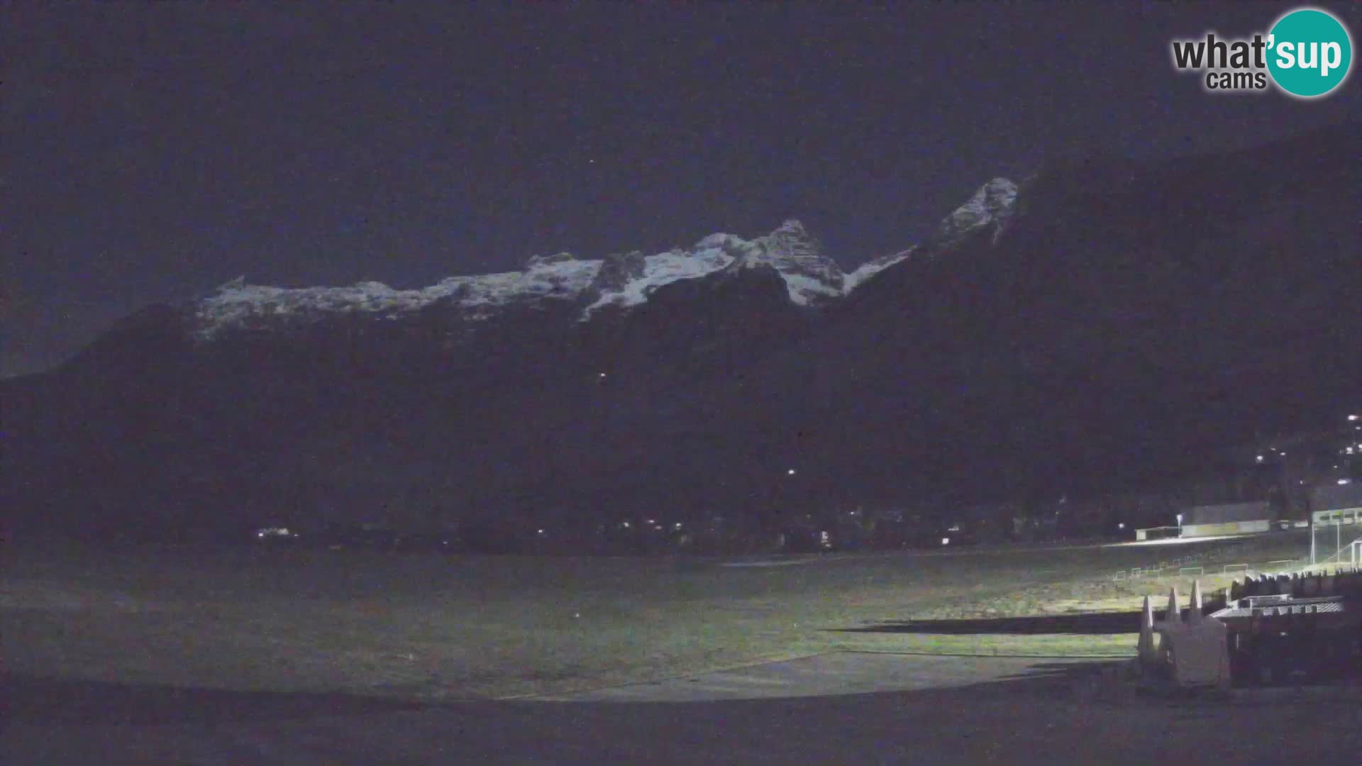 Live webcam Bovec airport – View to Kanin