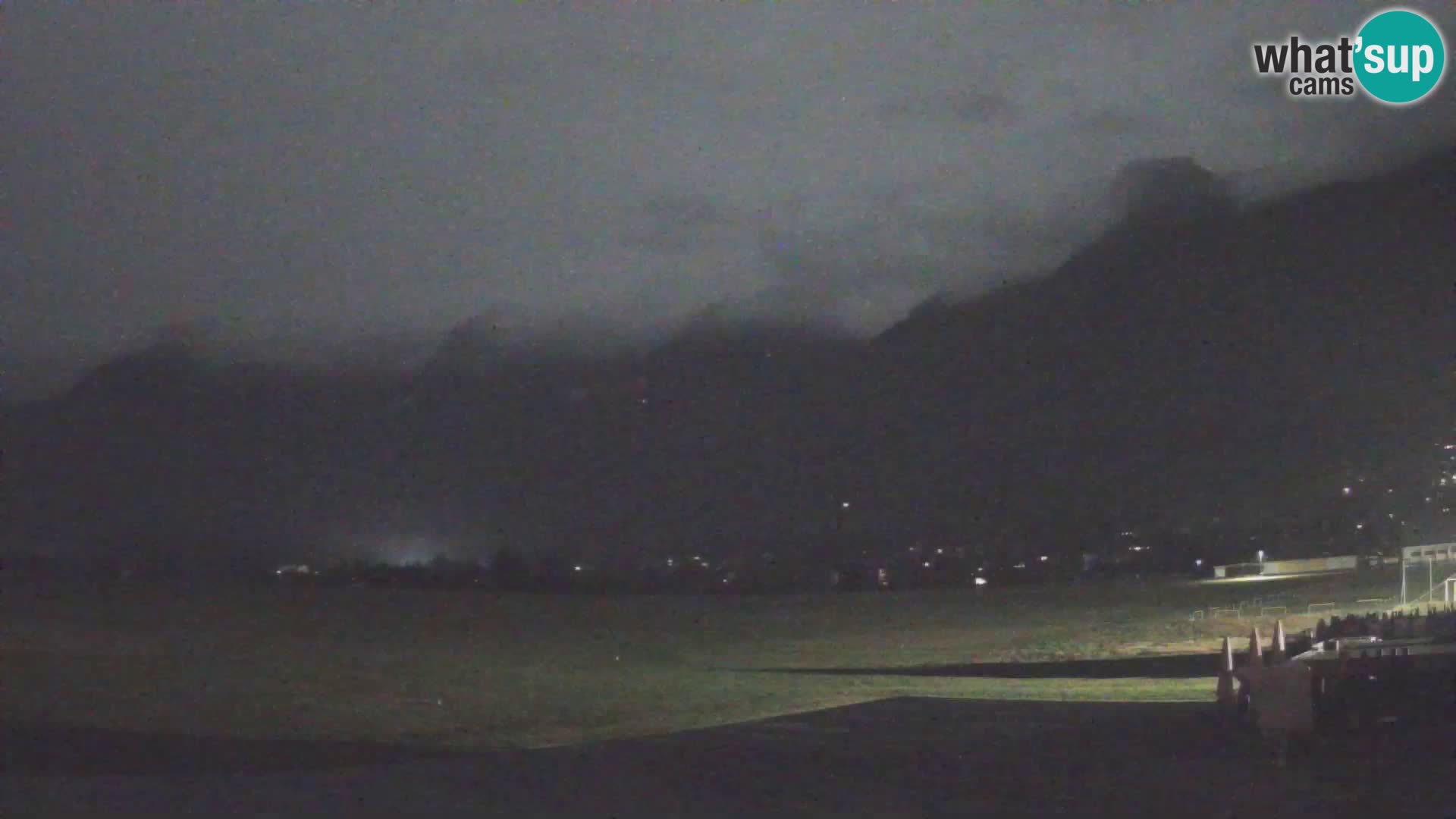 Web kamera uživo Zračna luka Bovec – Pogled na Kanin