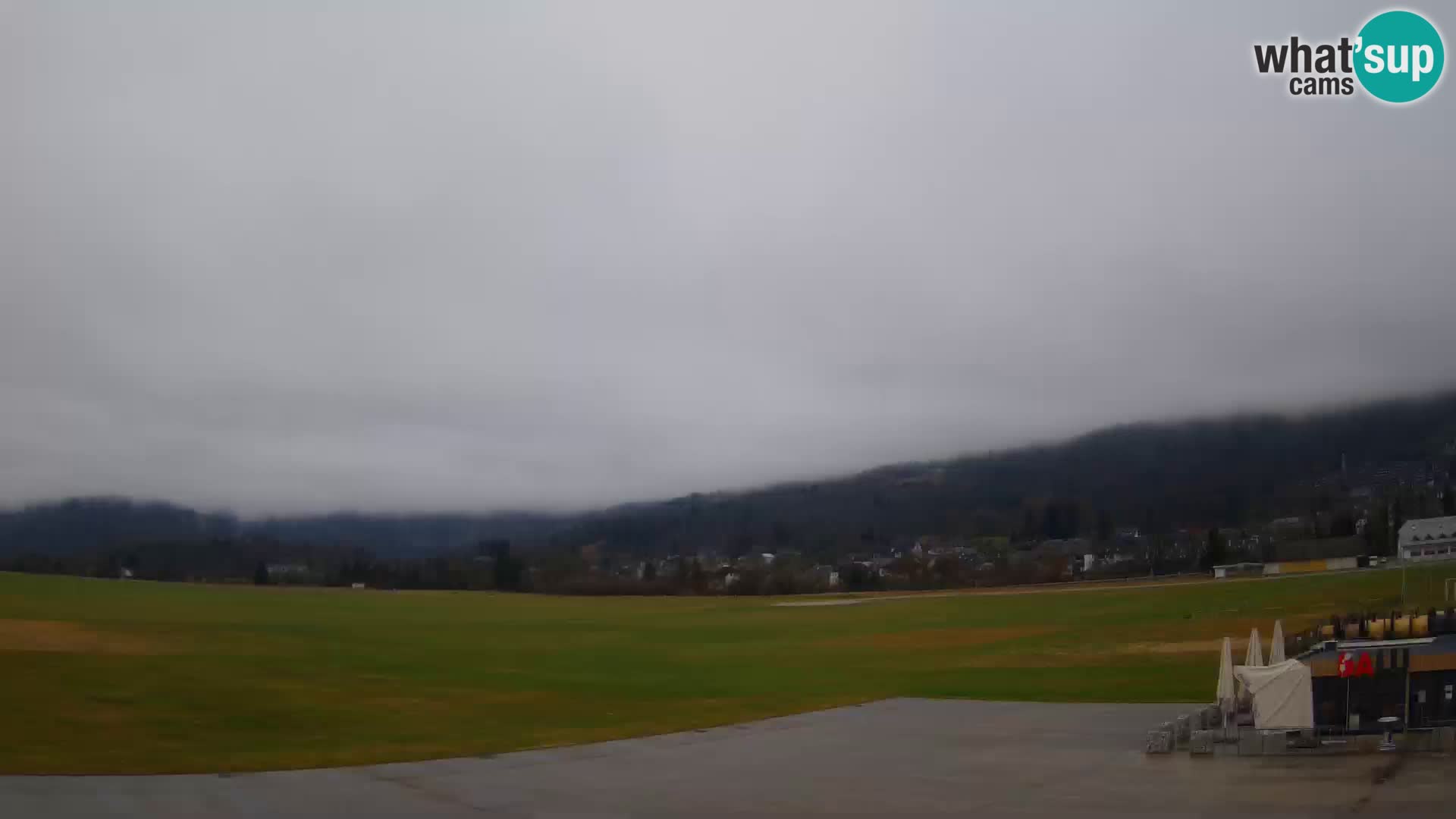 Web kamera uživo Zračna luka Bovec – Pogled na Kanin