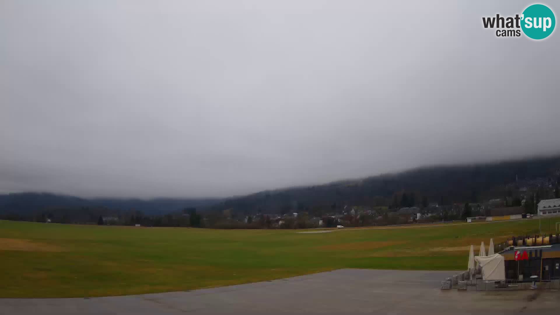 Webcam en direct Aéroport de Bovec – Vue sur Kanin