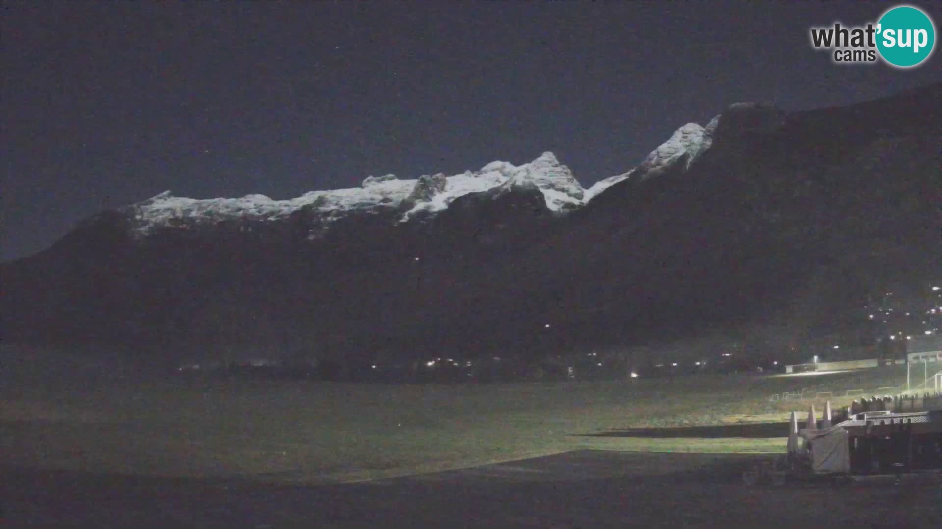 Live webcam Bovec airport – View to Kanin