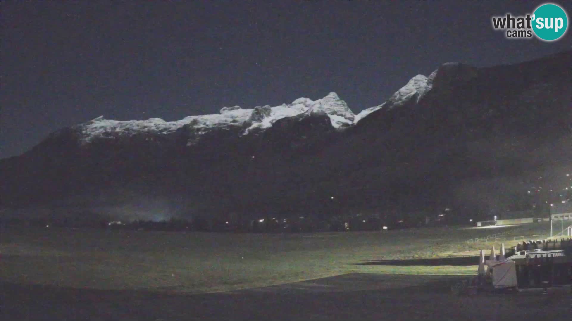 Live webcam Bovec airport – View to Kanin