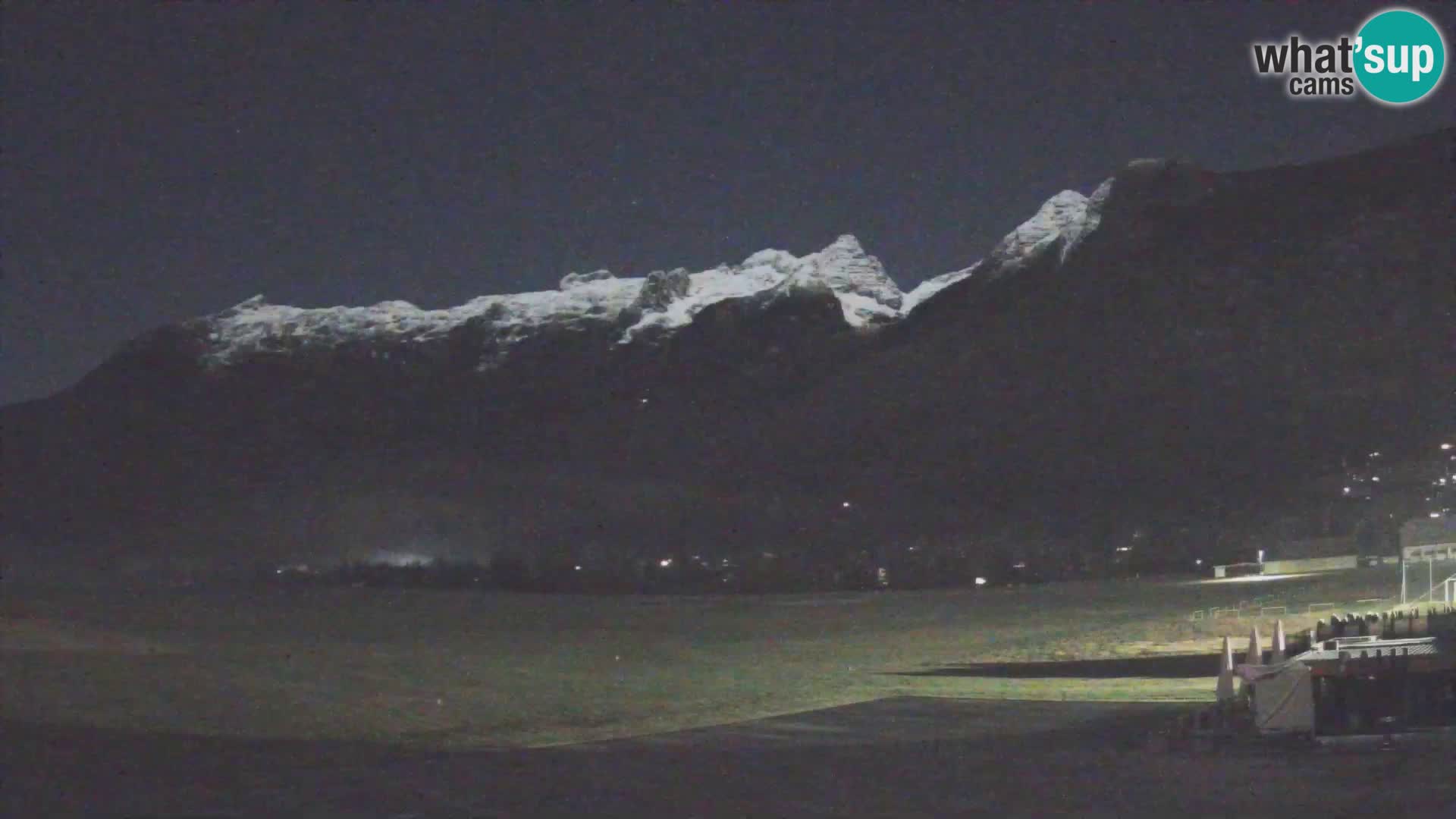 Cámara web en vivo Aeropuerto de Bovec – Vista a Kanin