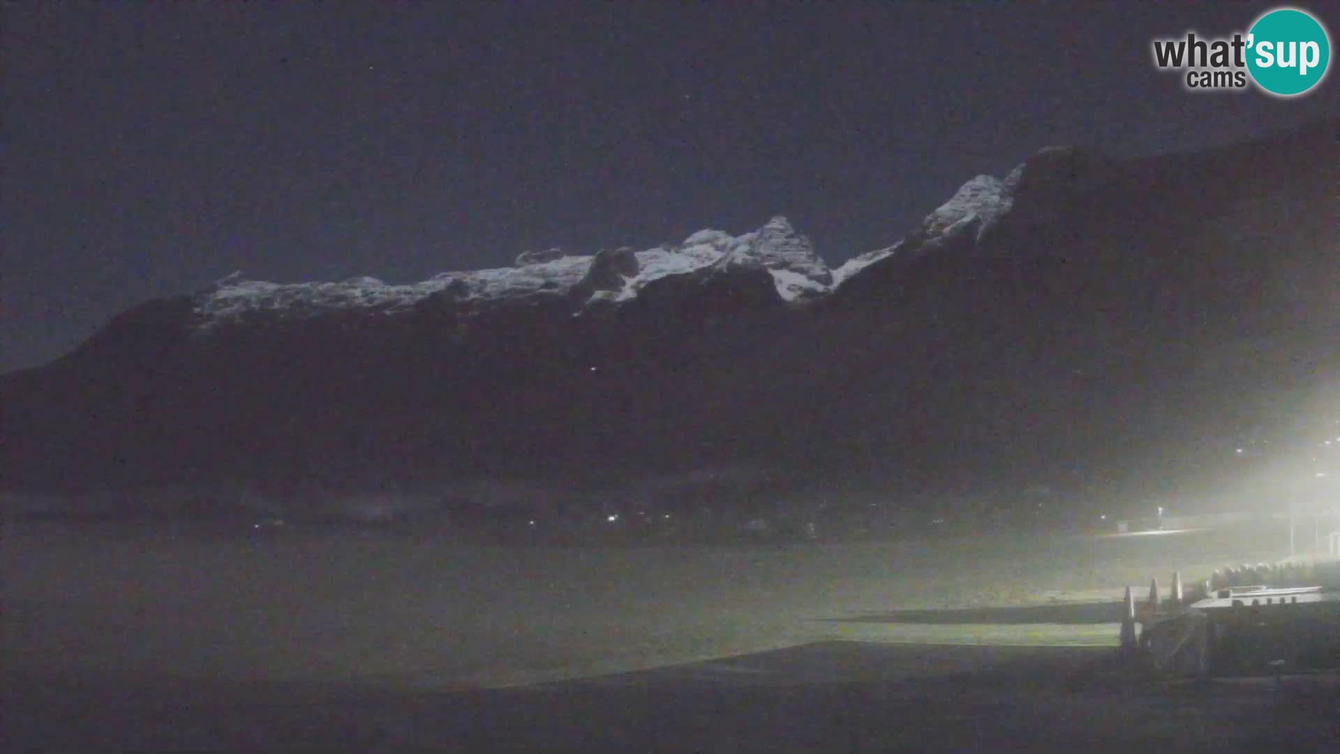 Webcam en direct Aéroport de Bovec – Vue sur Kanin