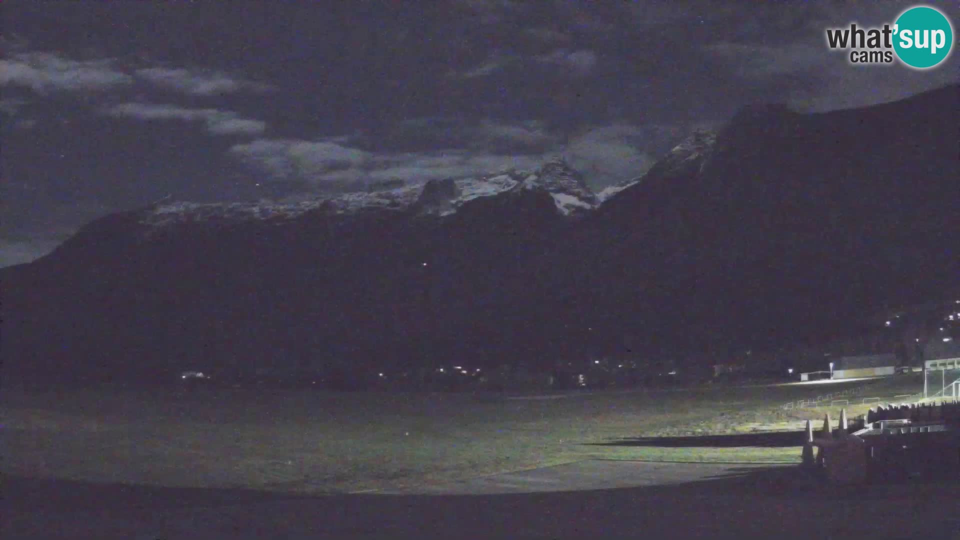 Webcam en direct Aéroport de Bovec – Vue sur Kanin