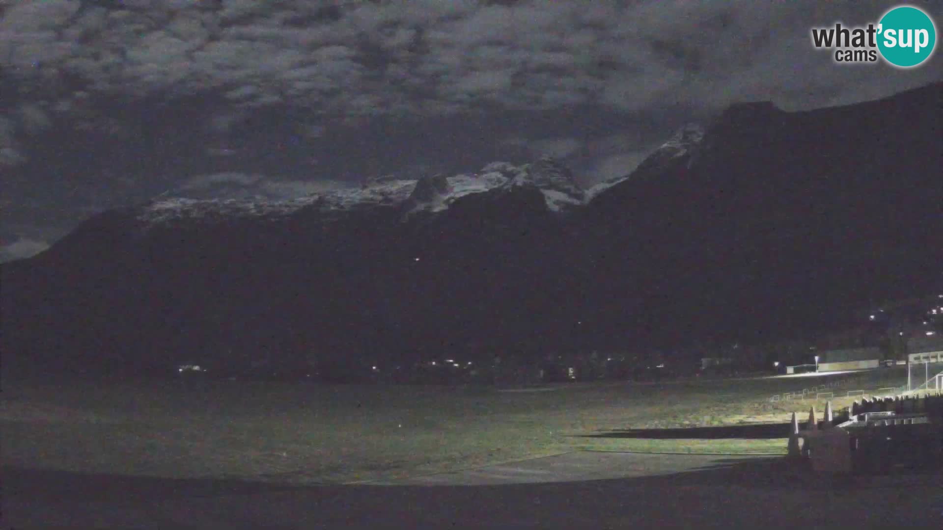 Live webcam Bovec airport – View to Kanin
