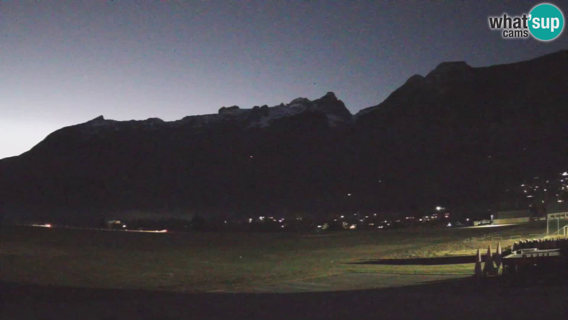 Webcam en direct Aéroport de Bovec – Vue sur Kanin