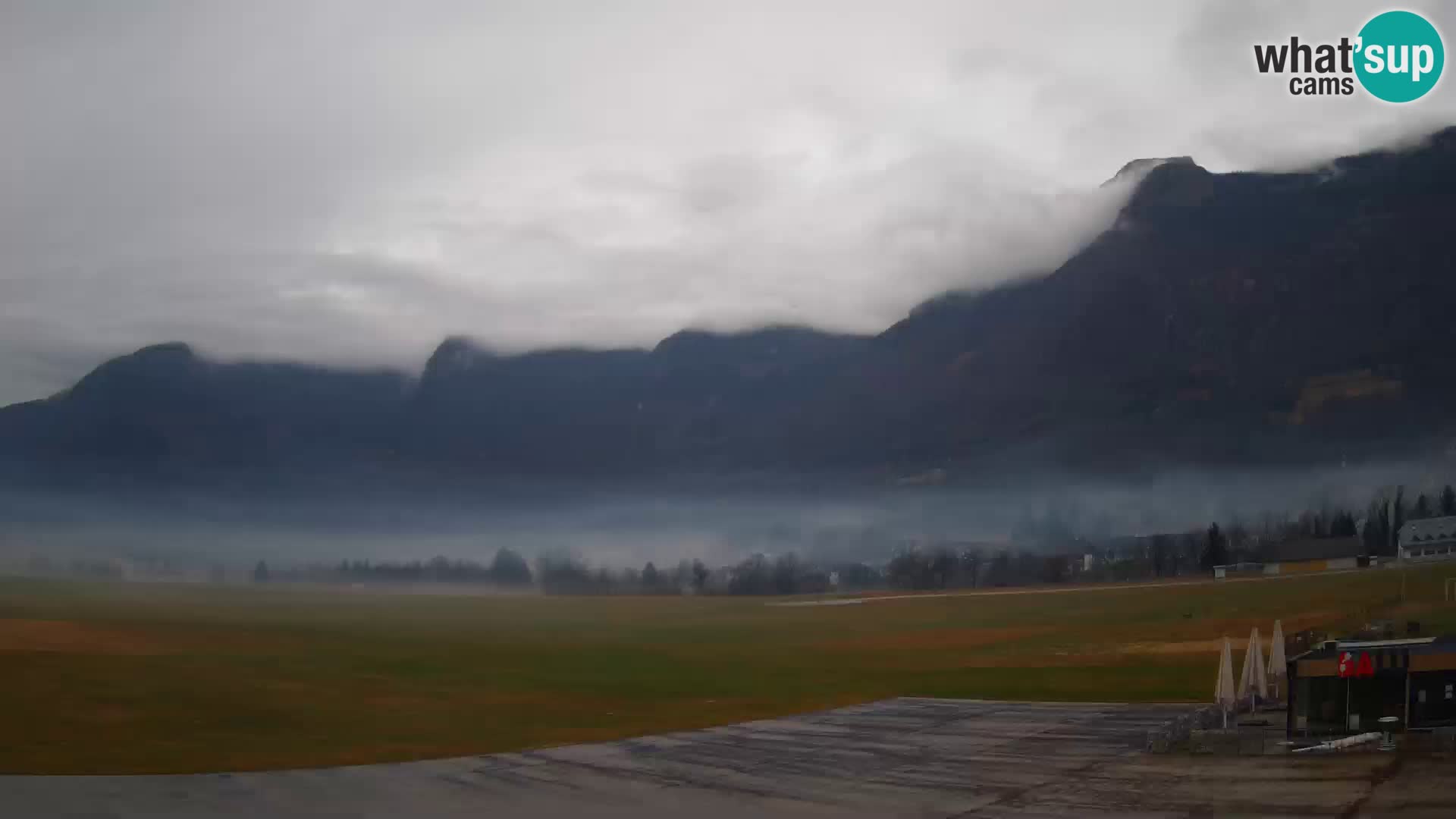 Webcam en direct Aéroport de Bovec – Vue sur Kanin