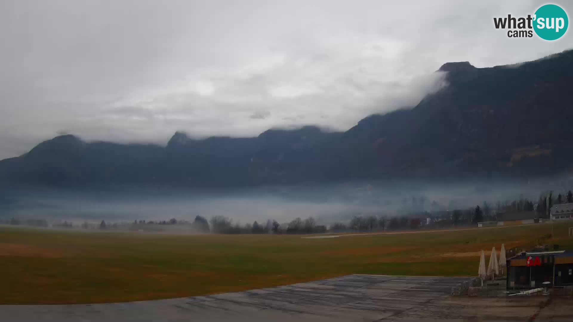 Webcam en direct Aéroport de Bovec – Vue sur Kanin