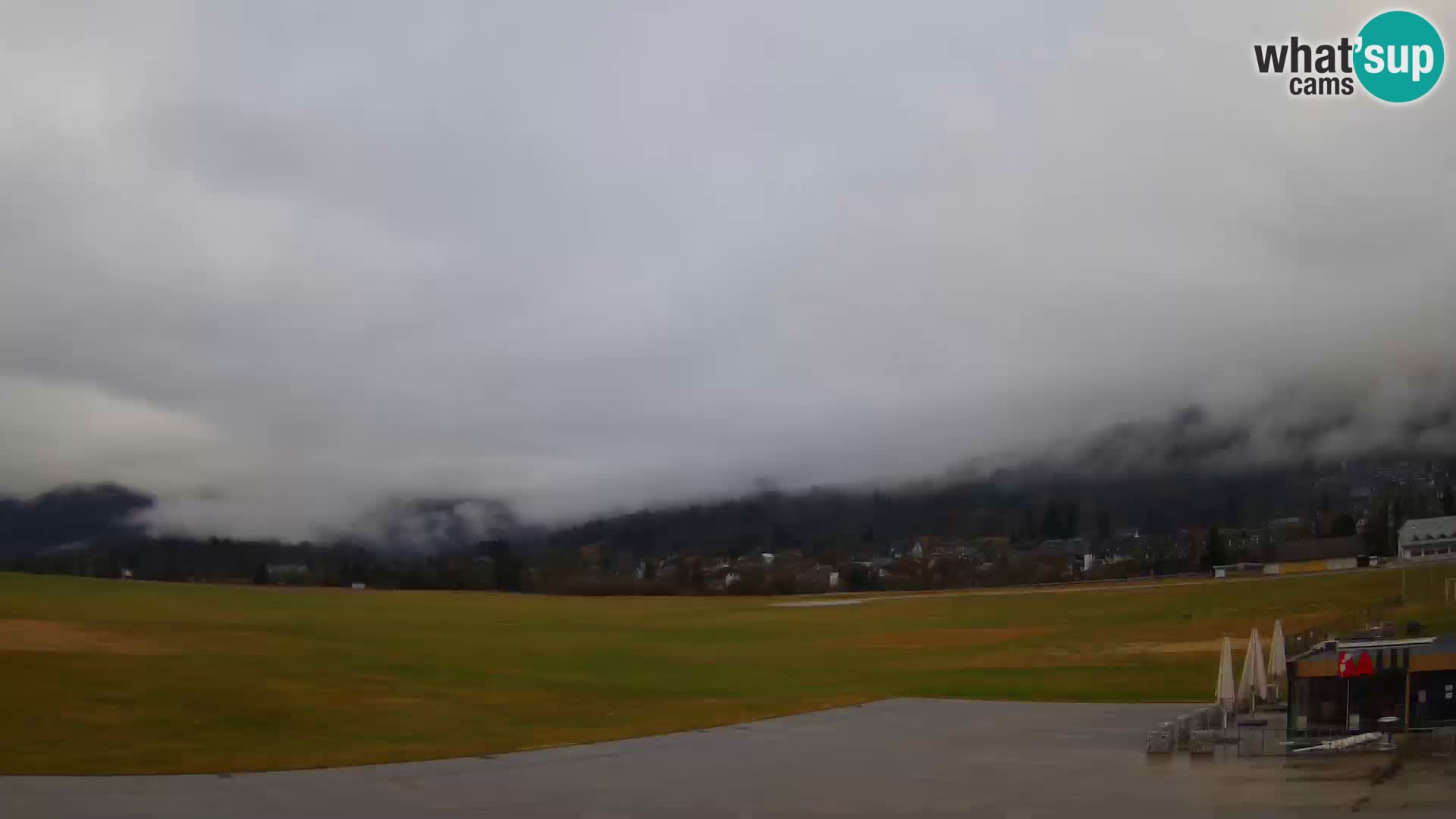 Spletna kamera letališče Bovec – pogled proti Kaninu