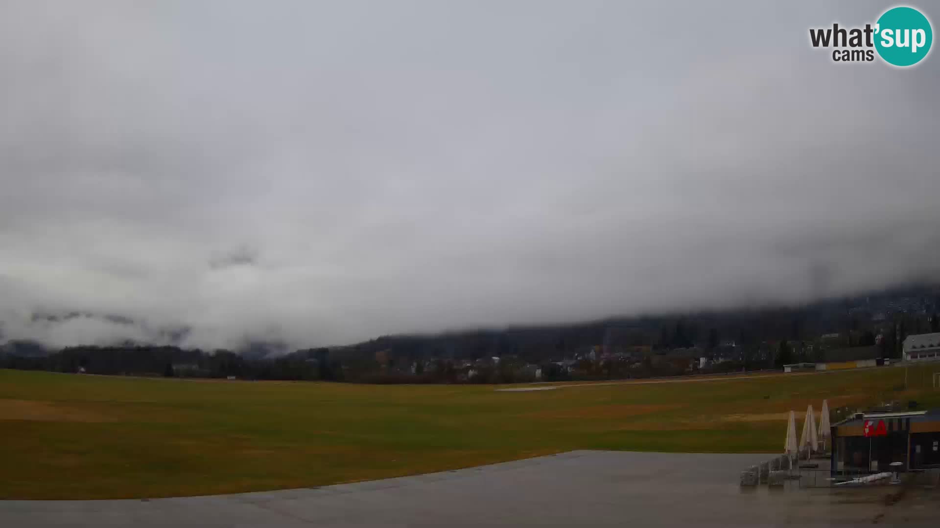 Webcam en direct Aéroport de Bovec – Vue sur Kanin