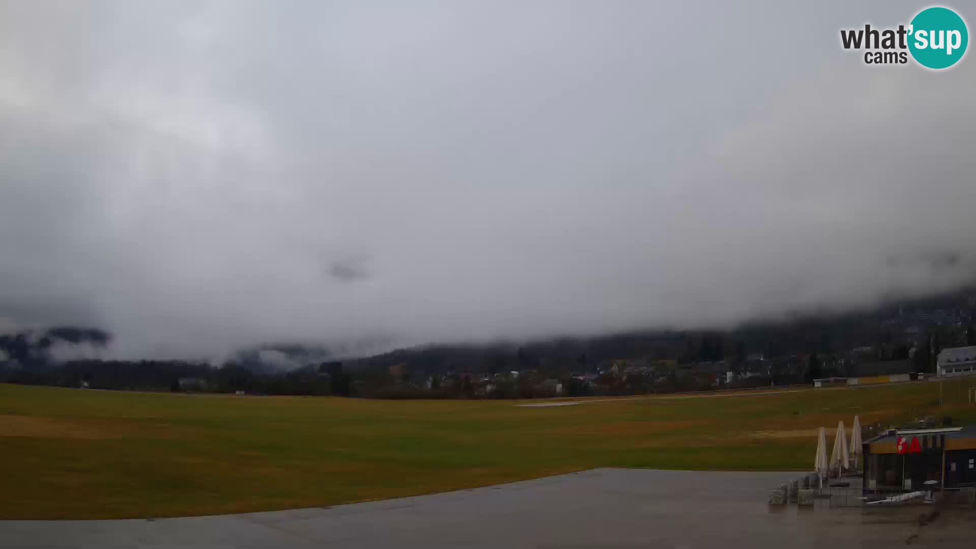 Cámara web en vivo Aeropuerto de Bovec – Vista a Kanin