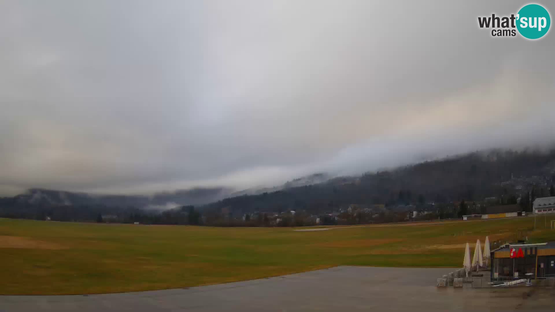 Webcam en direct Aéroport de Bovec – Vue sur Kanin