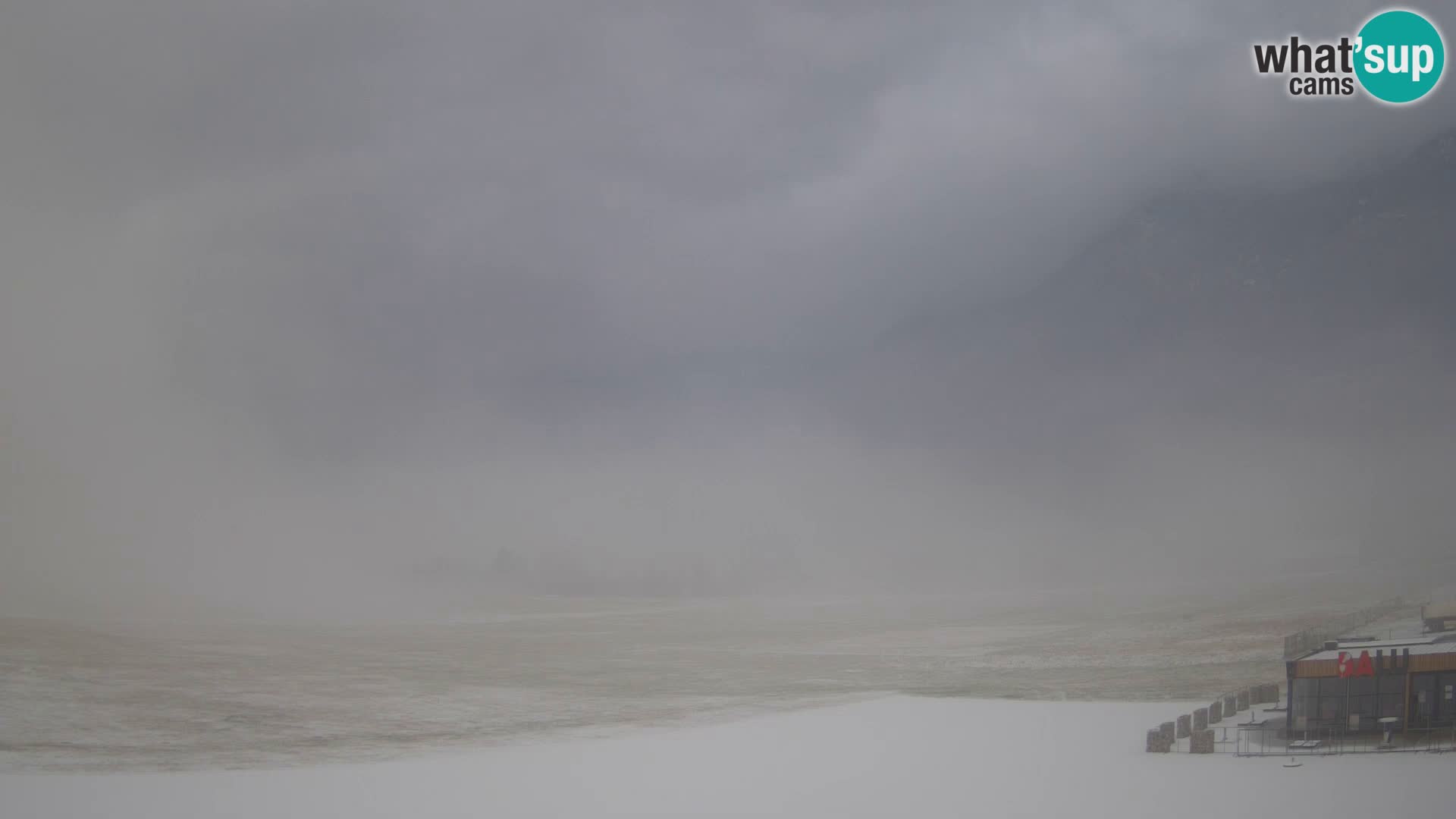 Live webcam Bovec airport – View to Kanin