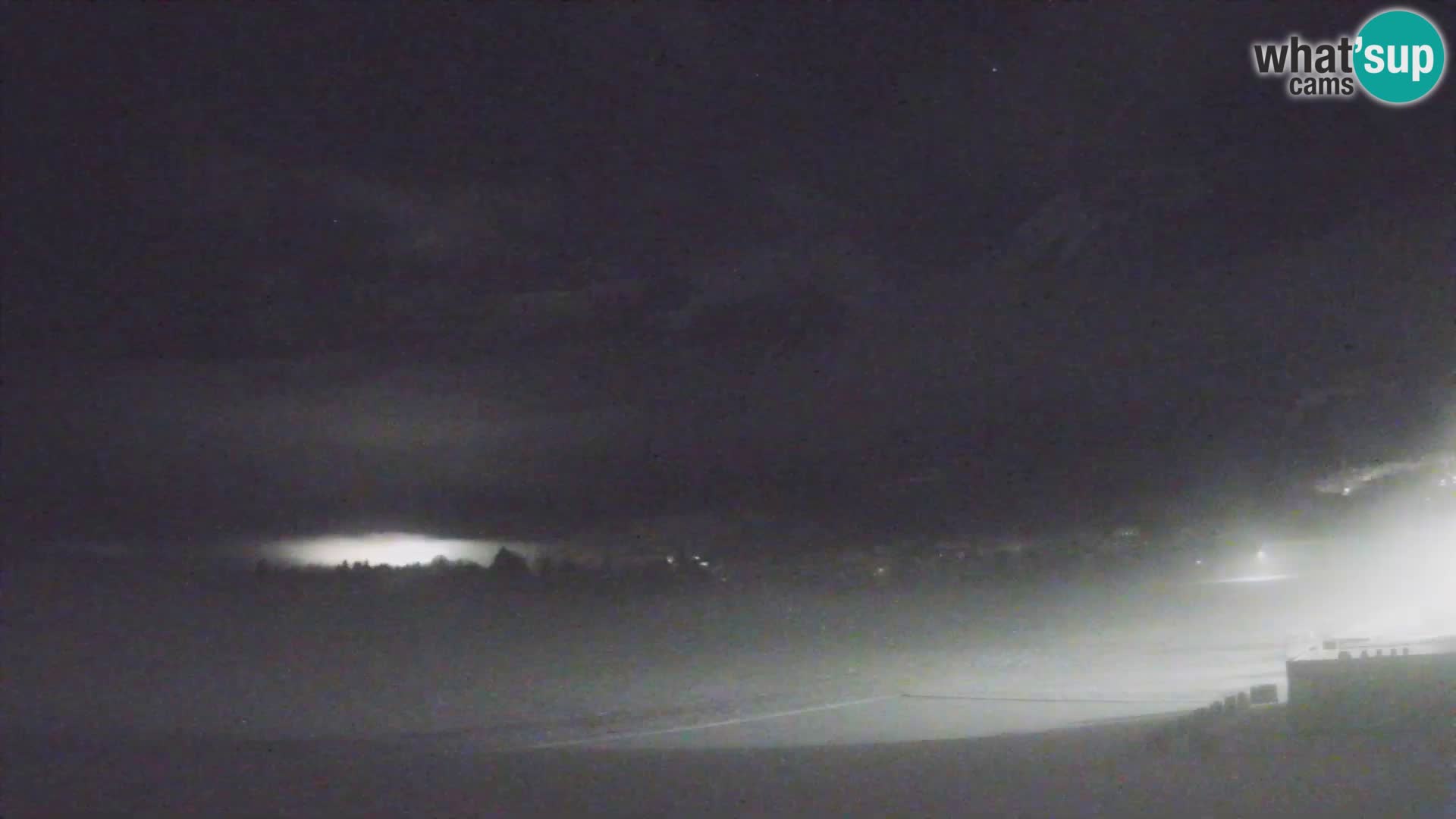 Web kamera uživo Zračna luka Bovec – Pogled na Kanin