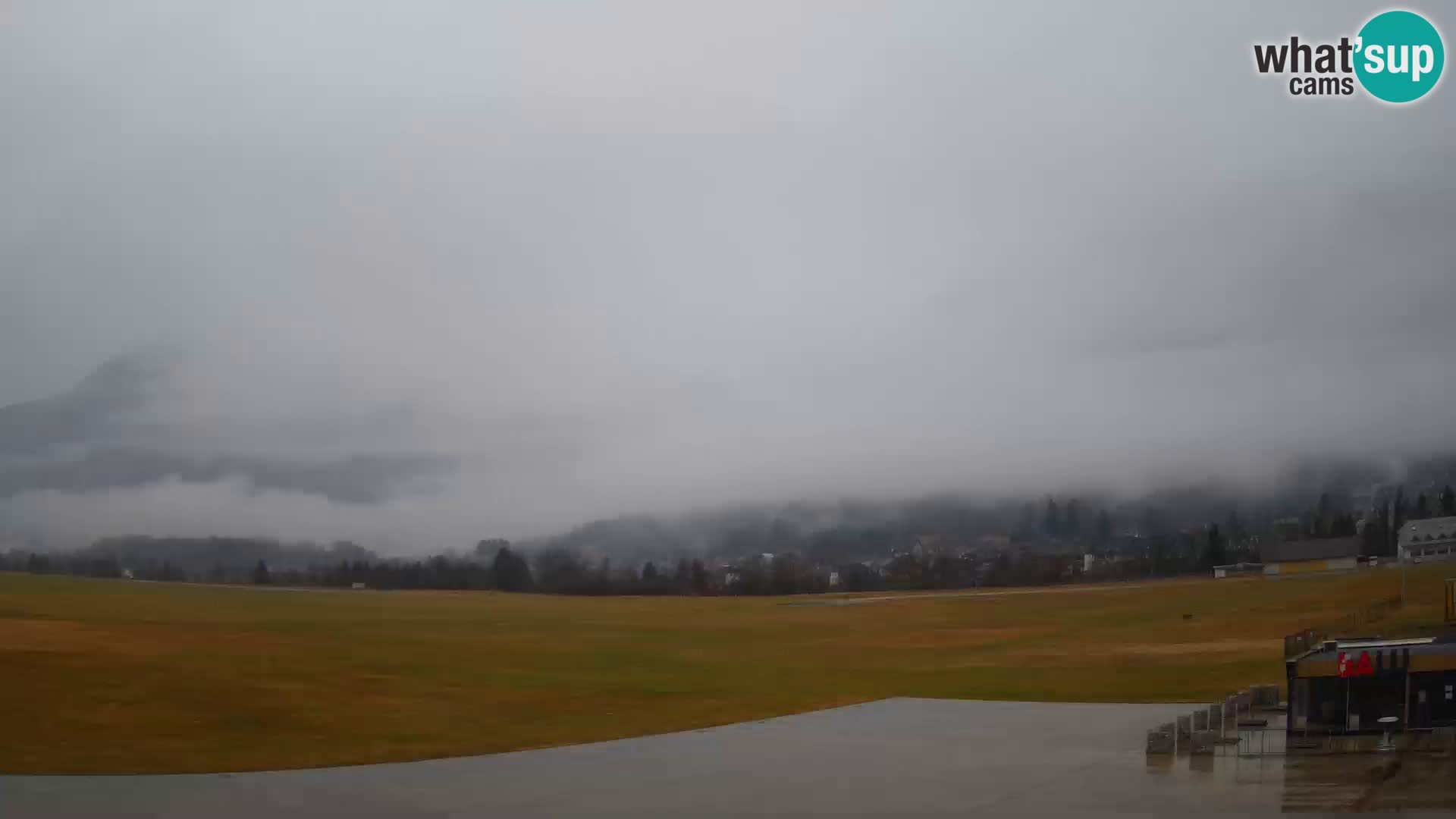 Web kamera uživo Zračna luka Bovec – Pogled na Kanin