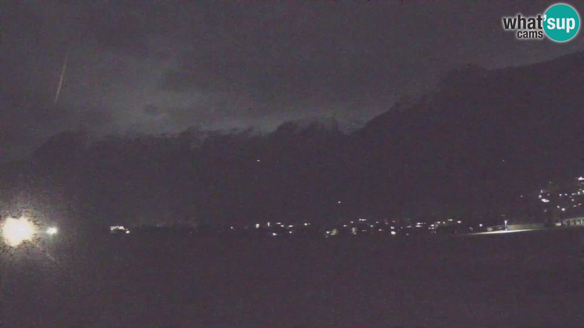 Live webcam Bovec airport – View to Kanin