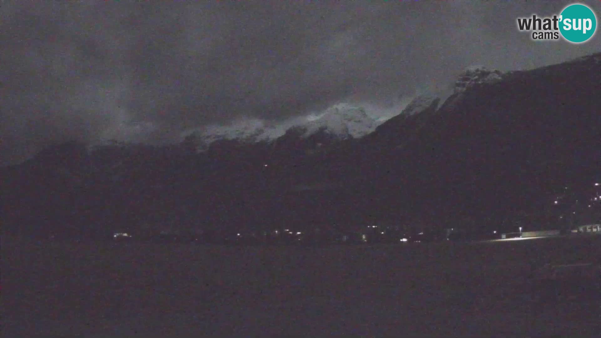 Web kamera uživo Zračna luka Bovec – Pogled na Kanin