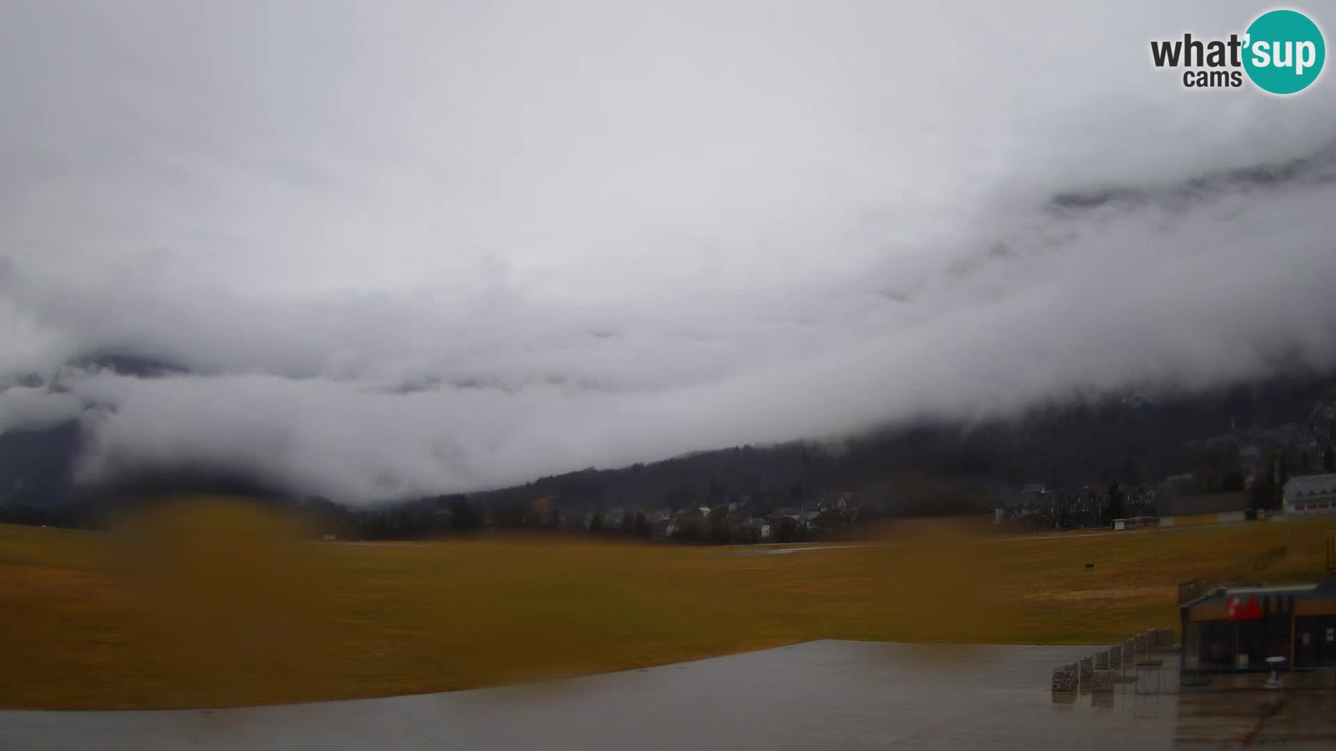 Webcam en direct Aéroport de Bovec – Vue sur Kanin