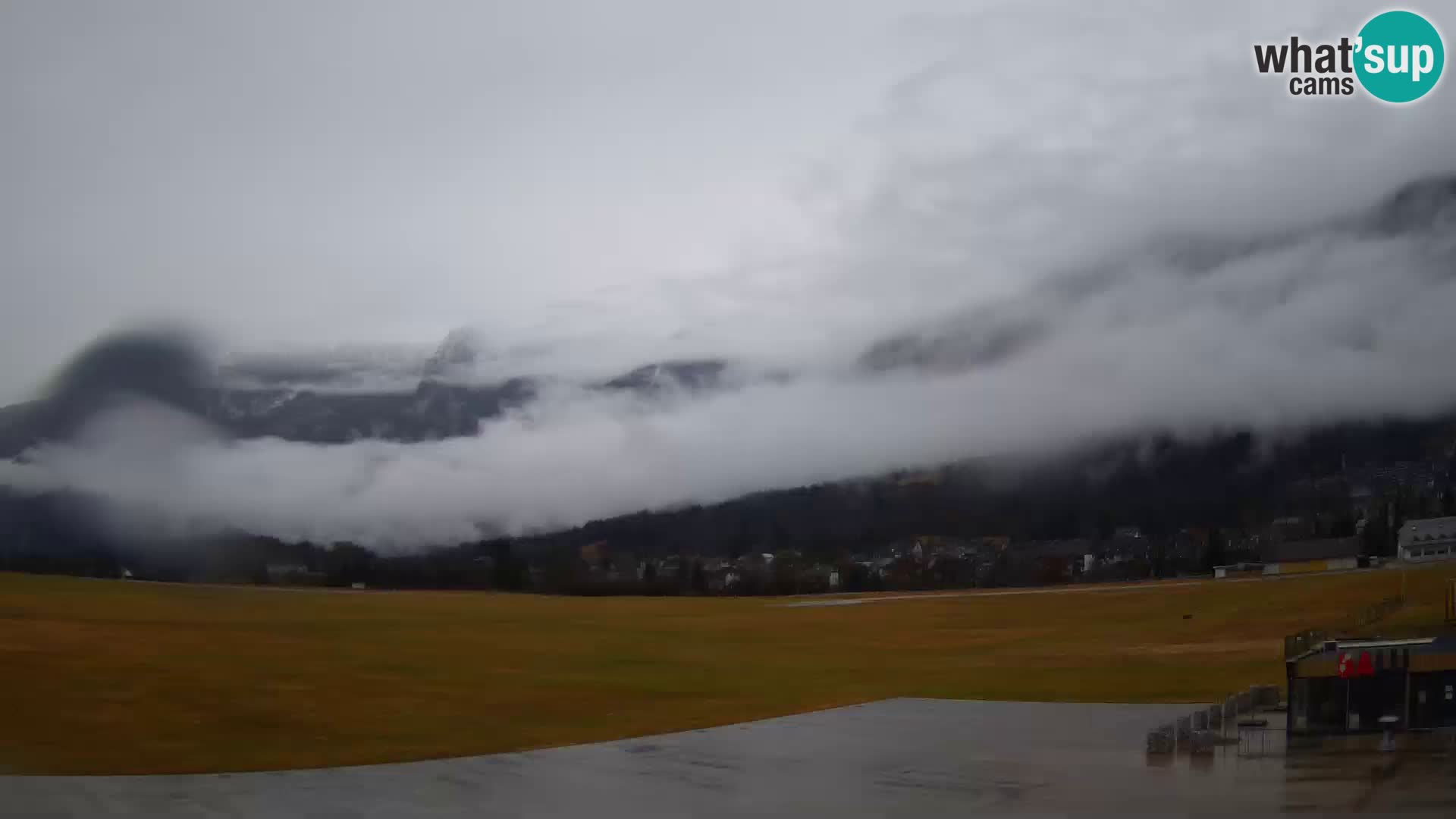 Webcam en direct Aéroport de Bovec – Vue sur Kanin